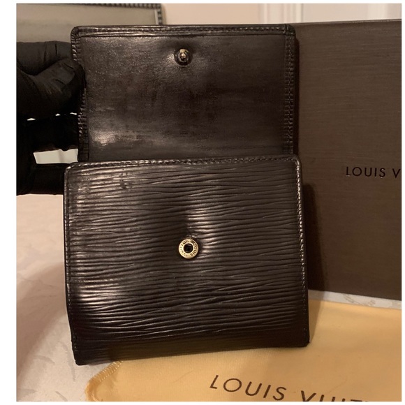 Louis Vuitton Elise Wallet Epi Leather Black - Picture 6 of 8